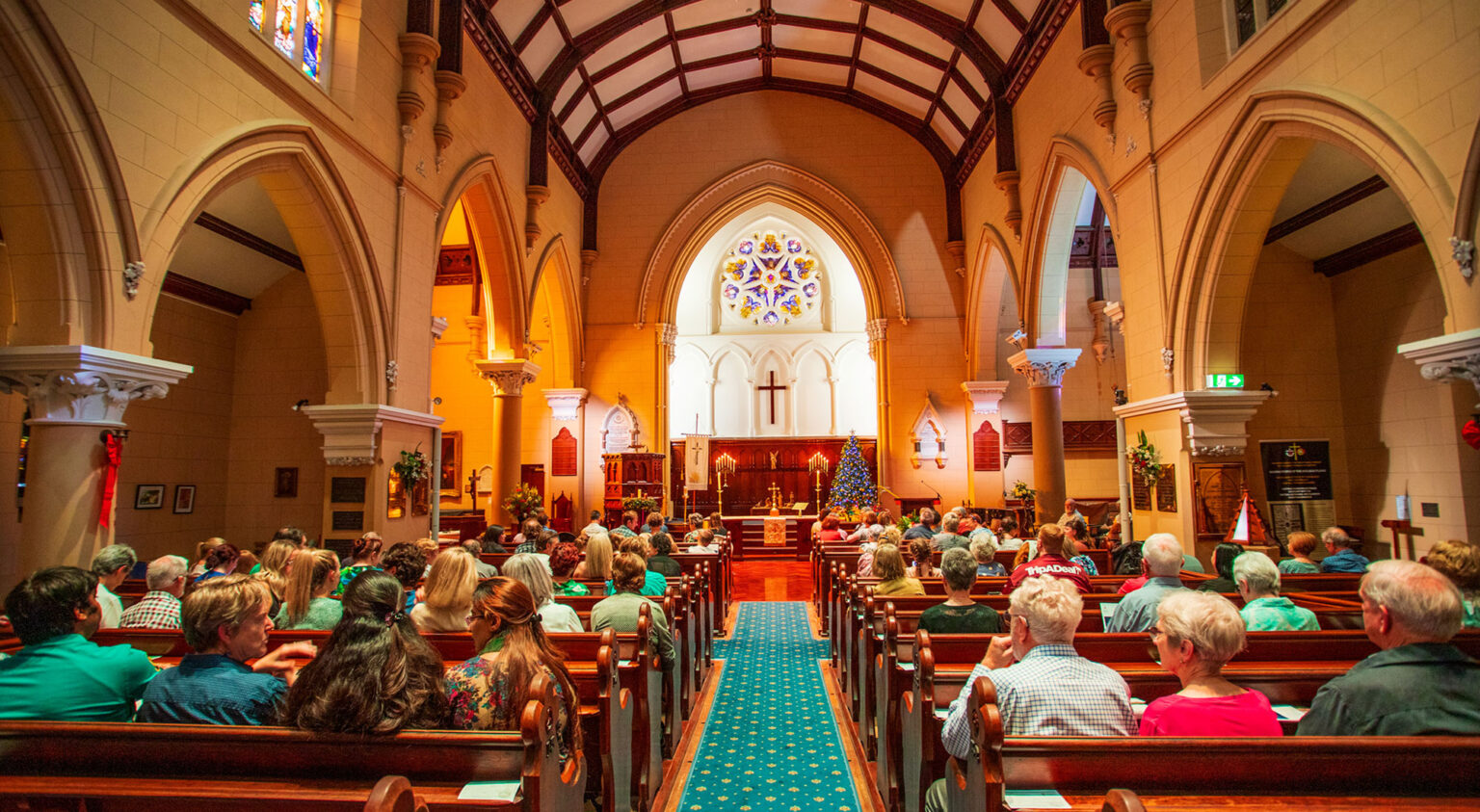 Inside Pilgrim Church