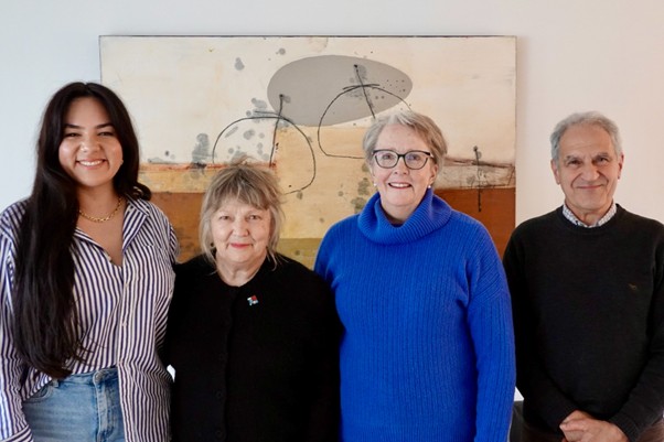 New Sunday Night Tea (SNT) Coordinators: Eagleheart Bird, Pauline McEntee, Angela Andary and Greg Andary